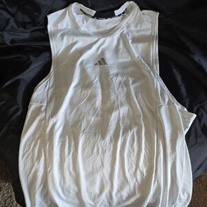 Adidas Men's White Tank Top